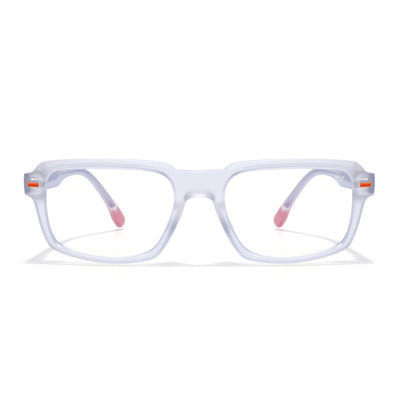 Obsidian | Voyage Transparent Rectangle Eyeglasses for Men & Women (K068FMG8053)