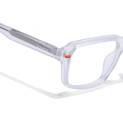 Obsidian | Voyage Transparent Rectangle Eyeglasses for Men & Women (K068FMG8053)