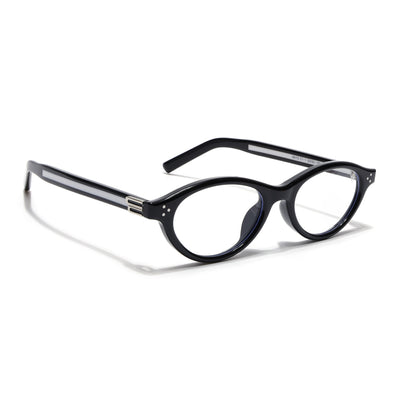 Voyage Glam Black Cateye Eyeglasses for Women (K9172FMG8998)