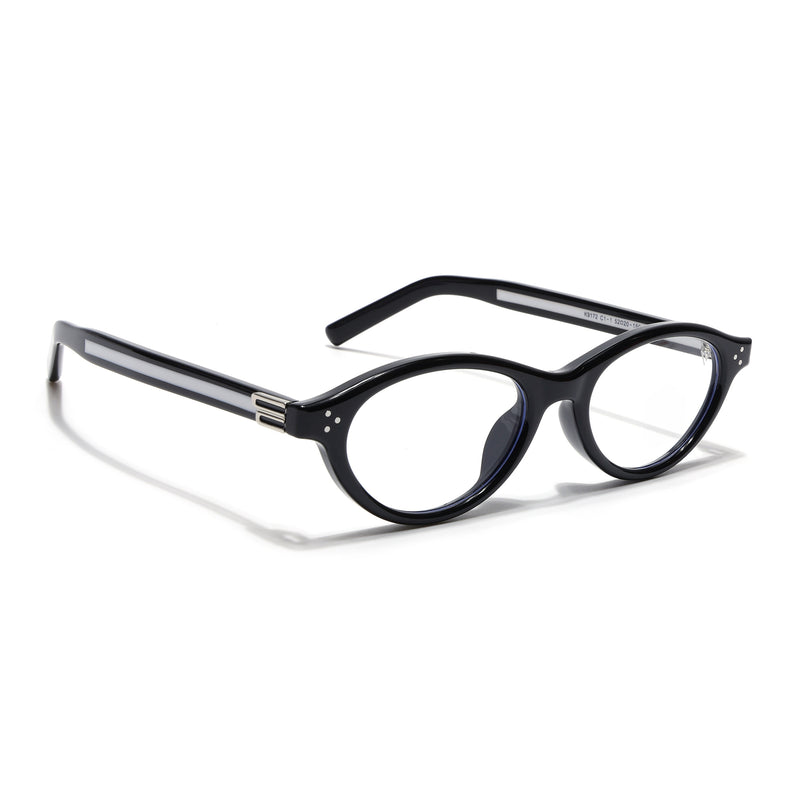 Voyage Black Cateye Eyeglasses for Women (K9172FMG8998)