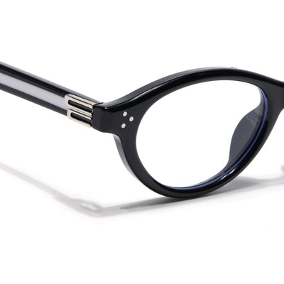 Voyage Glam Black Cateye Eyeglasses for Women (K9172FMG8998)