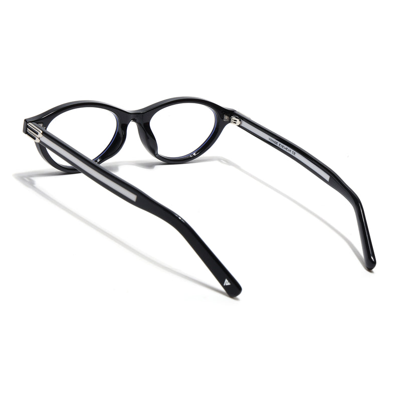 Voyage Black Cateye Eyeglasses for Women (K9172FMG8998)