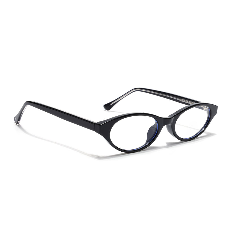 Voyage Black Cateye Eyeglasses for Women (K9198FMG8995)