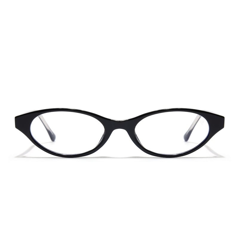 Voyage Black Cateye Eyeglasses for Women (K9198FMG8995)