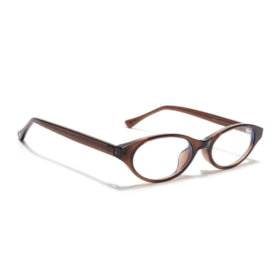 Voyage Brown Cateye Eyeglasses for Women (K9198FMG8996)