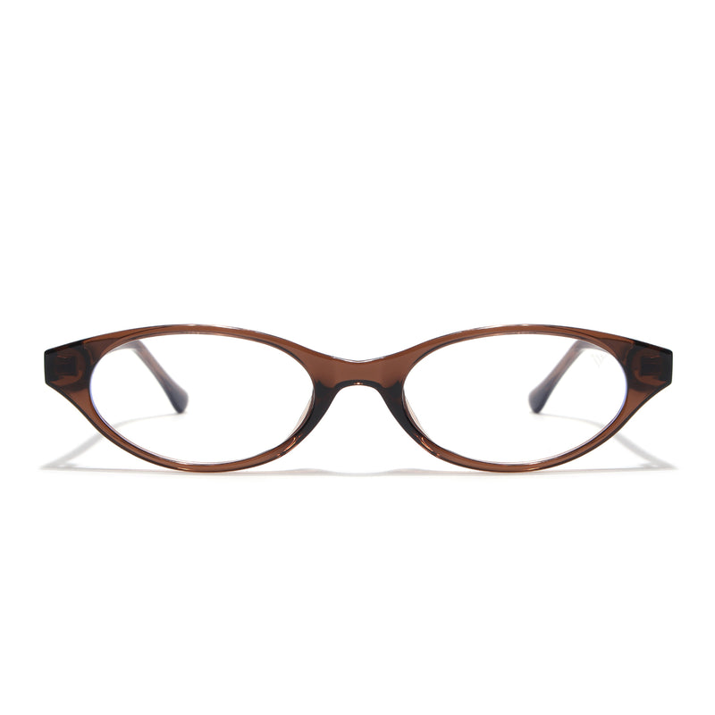 Voyage Brown Cateye Eyeglasses for Women (K9198FMG8996)