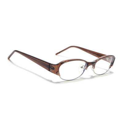 Voyage Brown Cateye Eyeglasses for Women (K9200FMG9011)