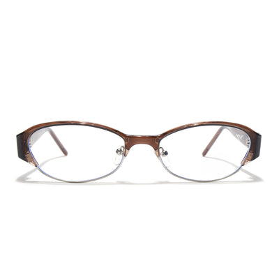Voyage Brown Cateye Eyeglasses for Women (K9200FMG9011)