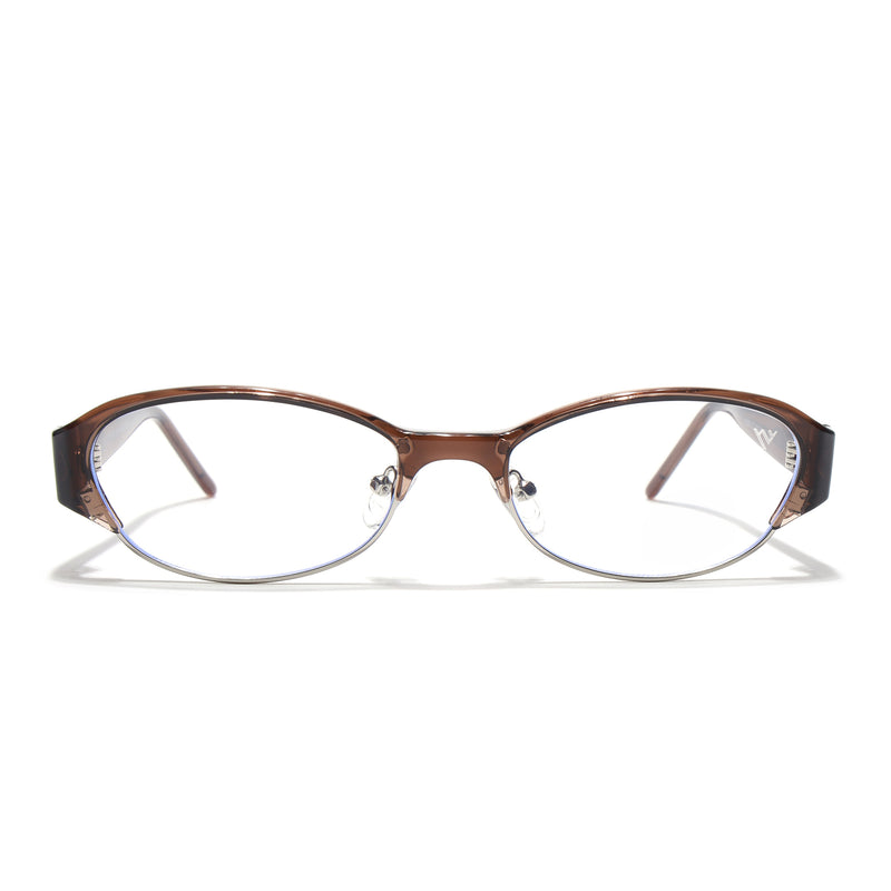Voyage Brown Cateye Eyeglasses for Women (K9200FMG9011)