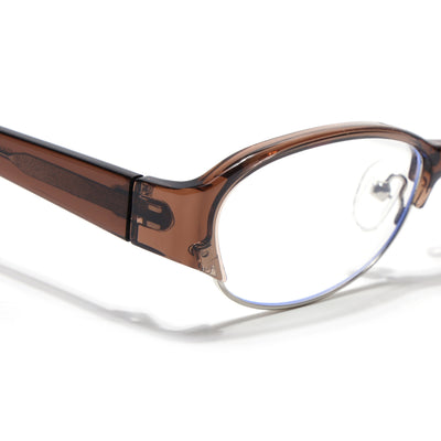 Voyage Brown Cateye Eyeglasses for Women (K9200FMG9011)