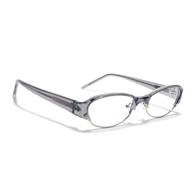 Voyage Grey Cateye Eyeglasses for Women (K9200FMG9012)