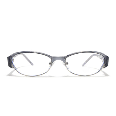 Voyage Grey Cateye Eyeglasses for Women (K9200FMG9012)