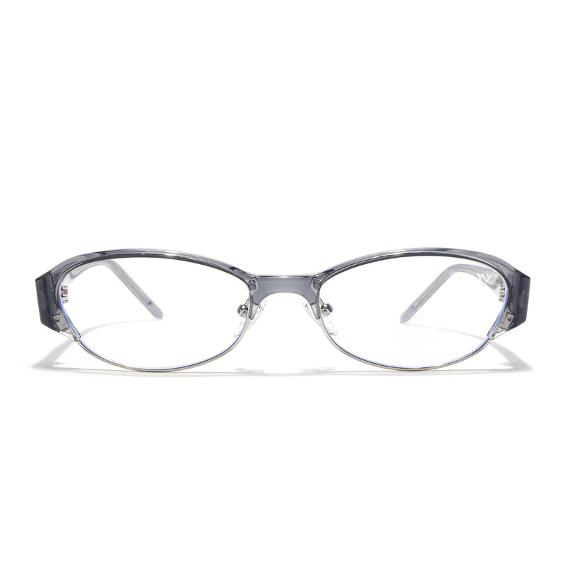 Voyage Grey Cateye Eyeglasses for Women (K9200FMG9012)