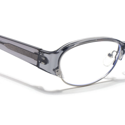 Voyage Grey Cateye Eyeglasses for Women (K9200FMG9012)
