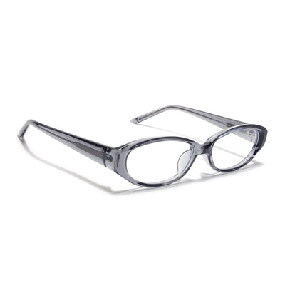 Voyage Grey Cateye Eyeglasses for Women (K9212FMG9009)