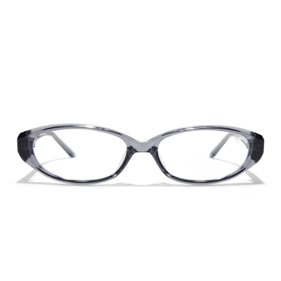 Voyage Grey Cateye Eyeglasses for Women (K9212FMG9009)