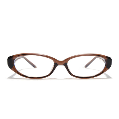 Voyage Brown Cateye Eyeglasses for Women (K9212FMG9010)