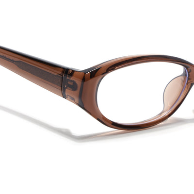 Voyage Brown Cateye Eyeglasses for Women (K9212FMG9010)