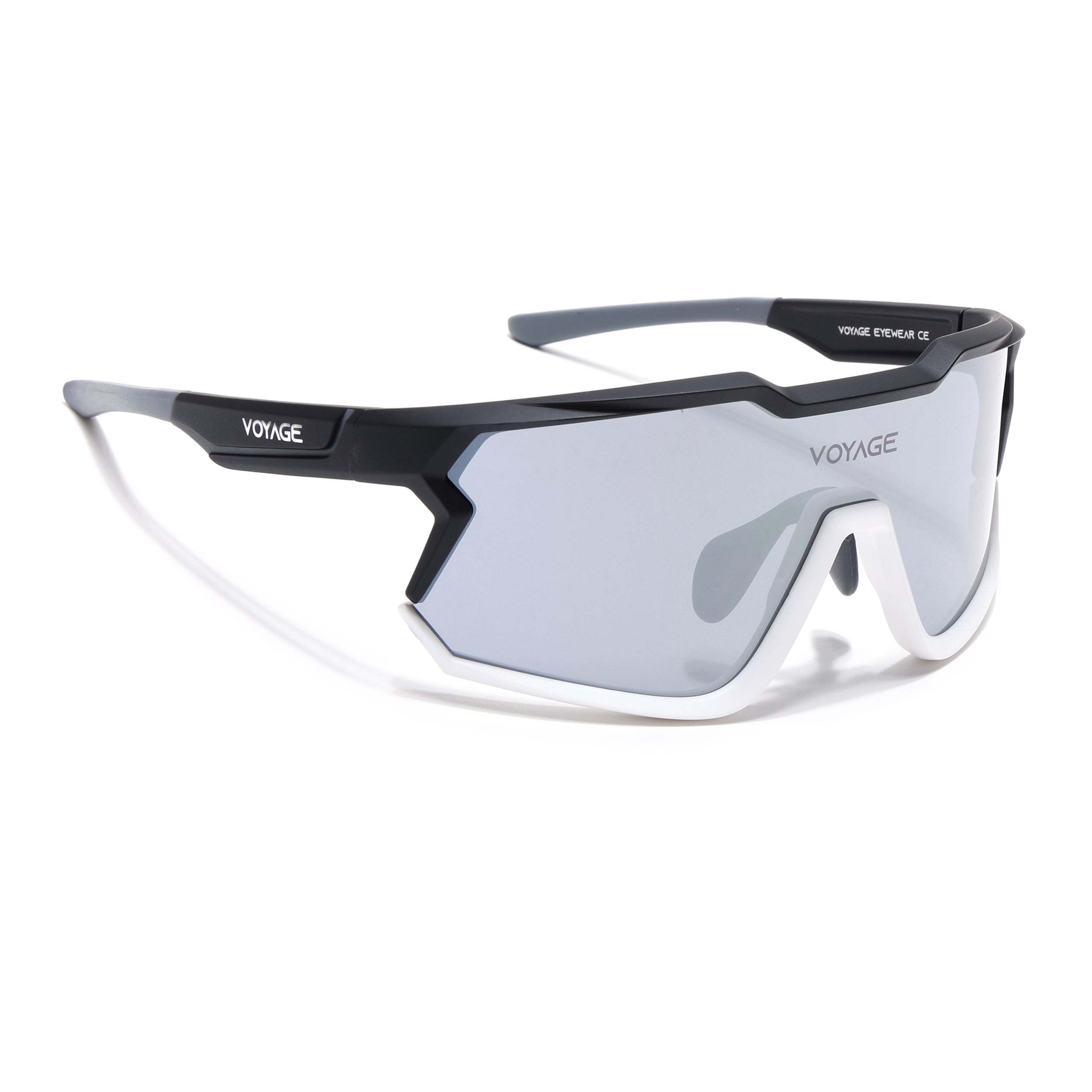 Voyage Select Drift Sunglasses (Black Lens | Black & White Frame - SLMG6313)