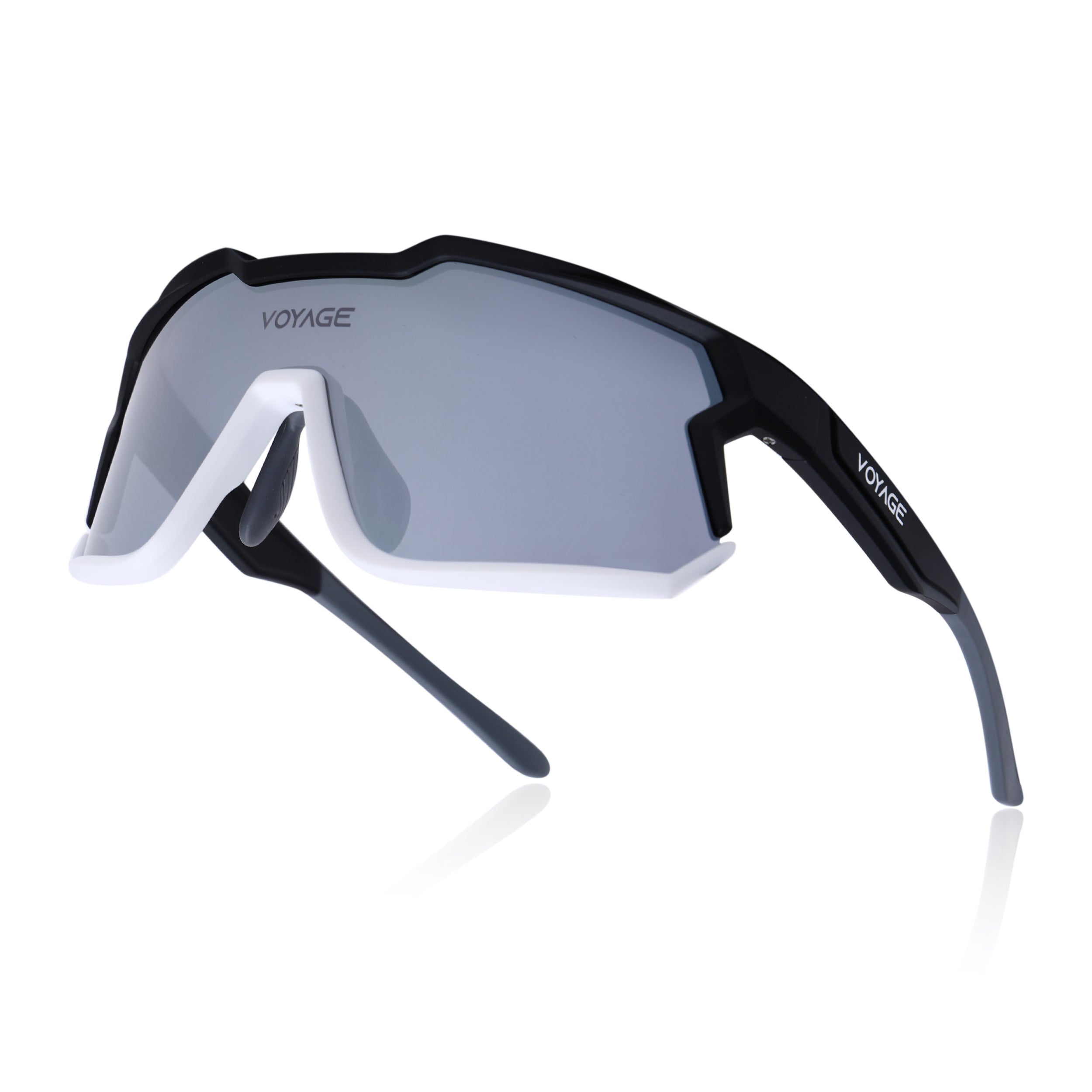 Voyage Select Drift Sunglasses (Black Lens | Black & White Frame - SLMG6313)