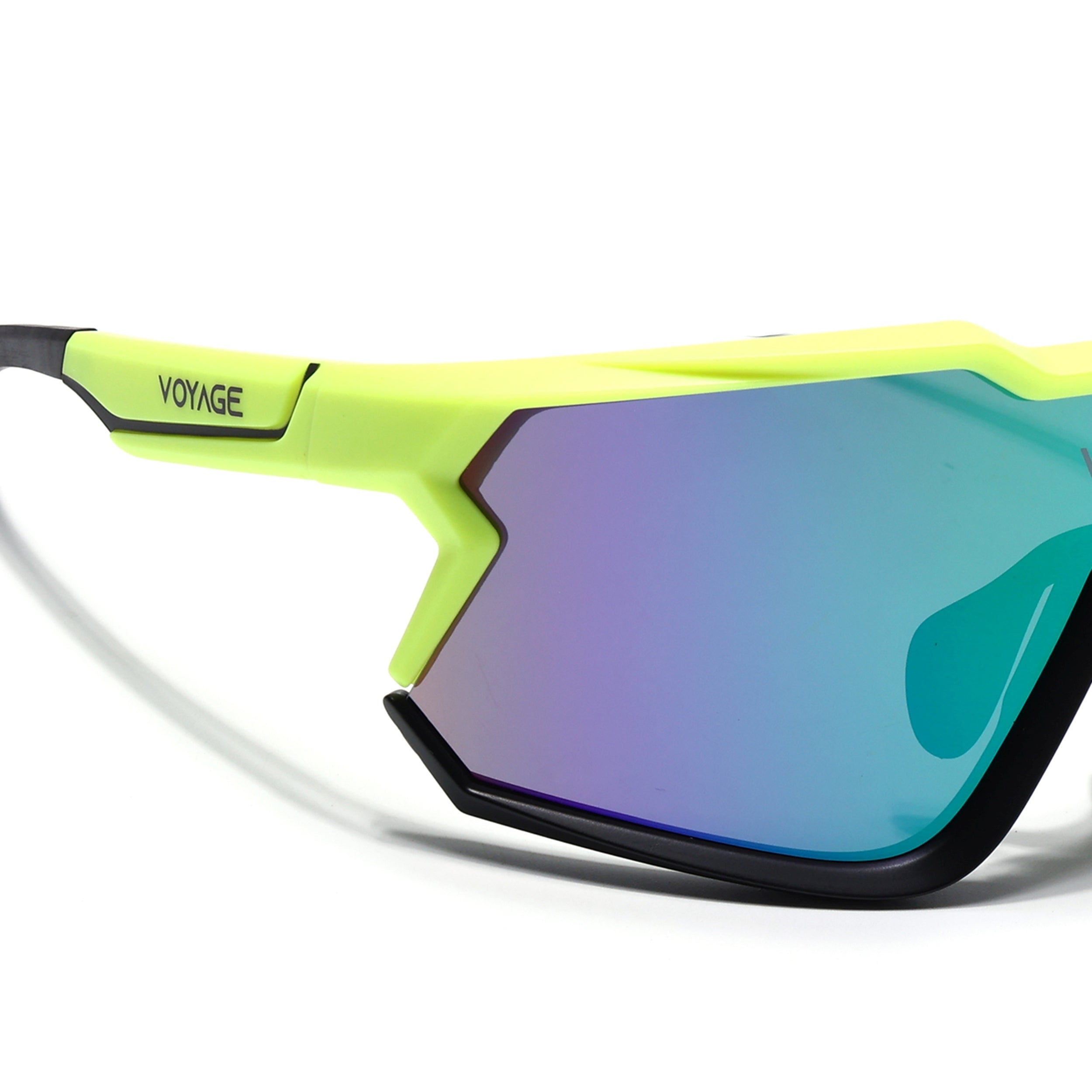 Voyage Select Drift Sunglasses (Multicolor Lens | Yellow & Black Frame - SLMG6315)