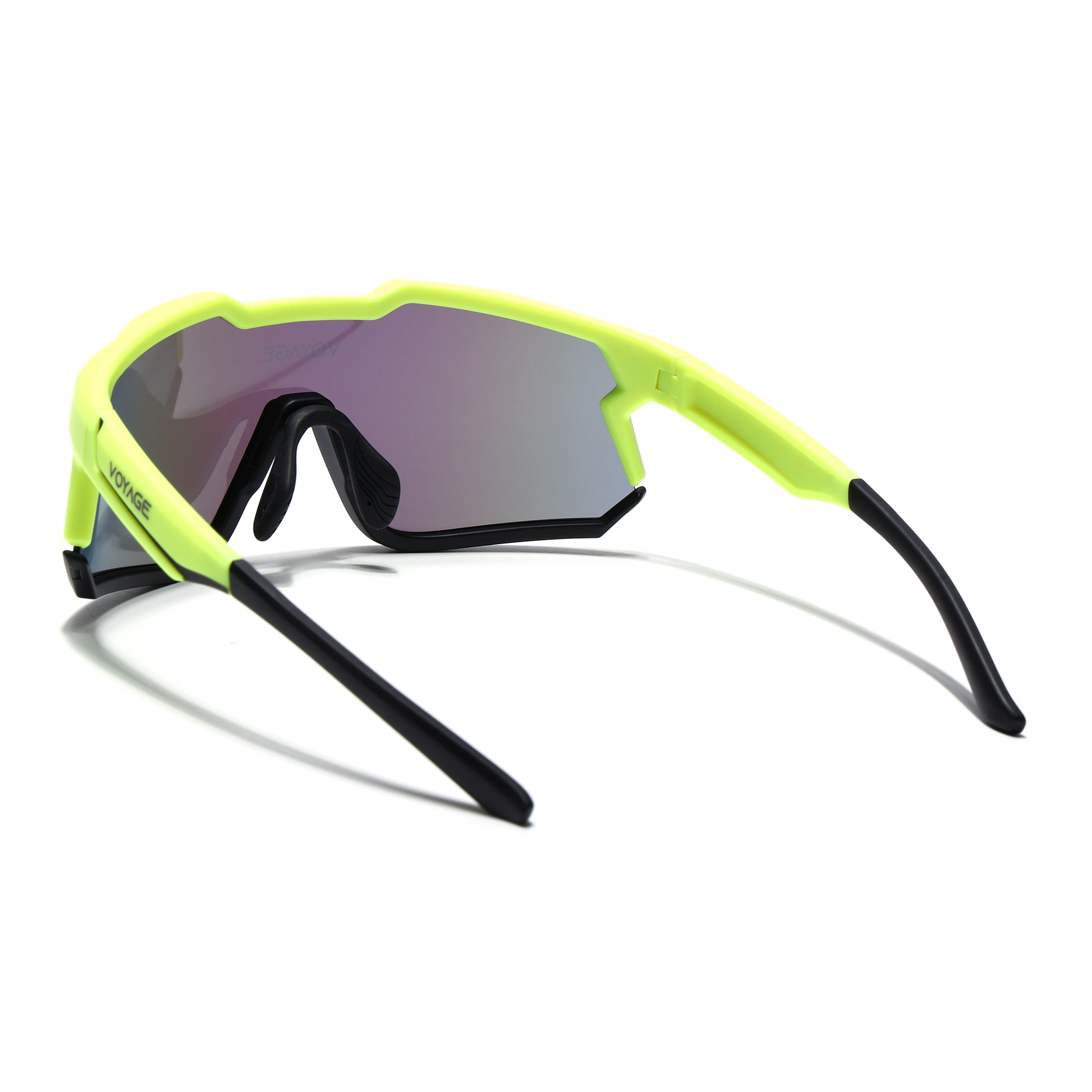 Voyage Select Drift Sunglasses (Multicolor Lens | Yellow & Black Frame - SLMG6315)