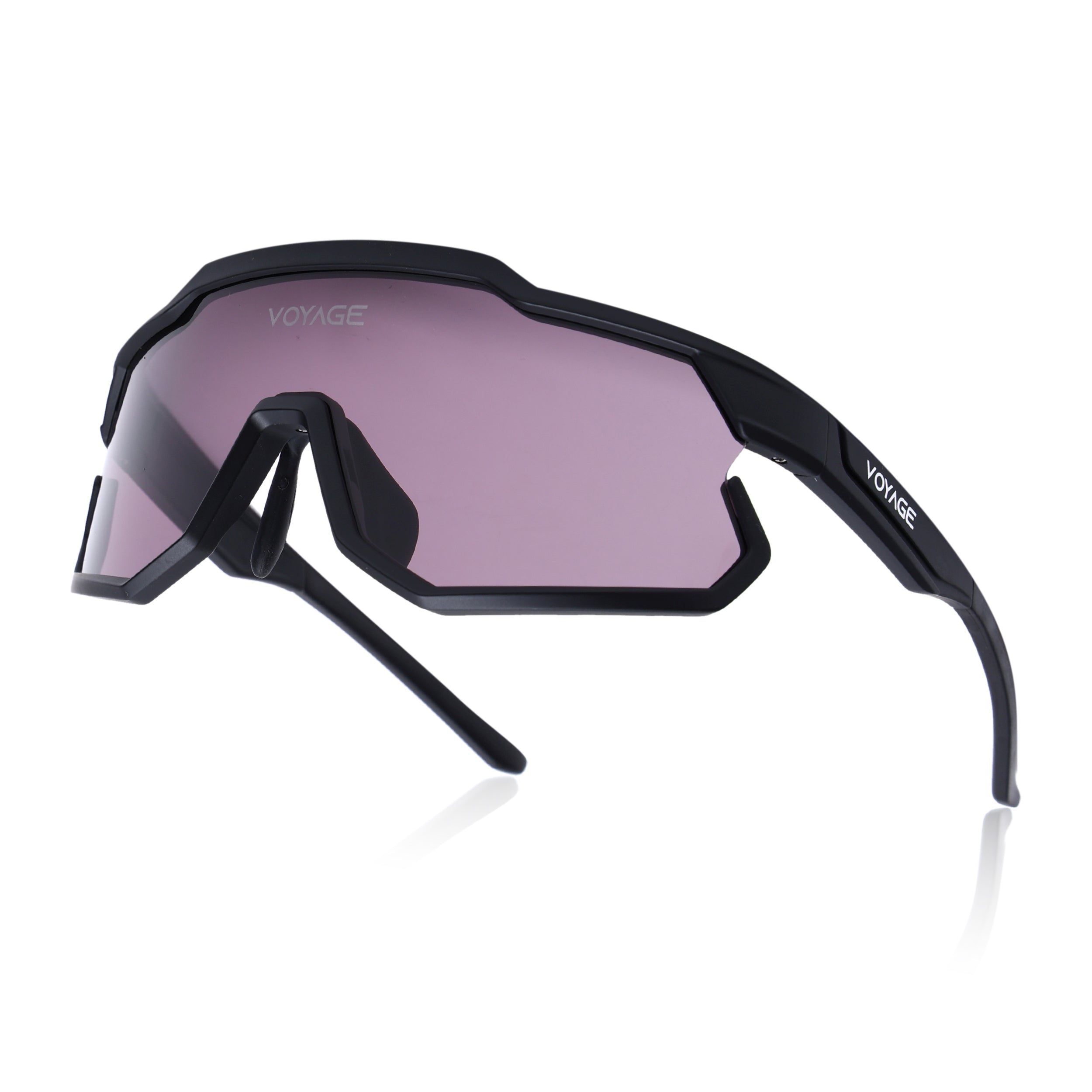 Voyage Select Drift Sunglasses (Purple Lens | Black Frame - SLMG6318)