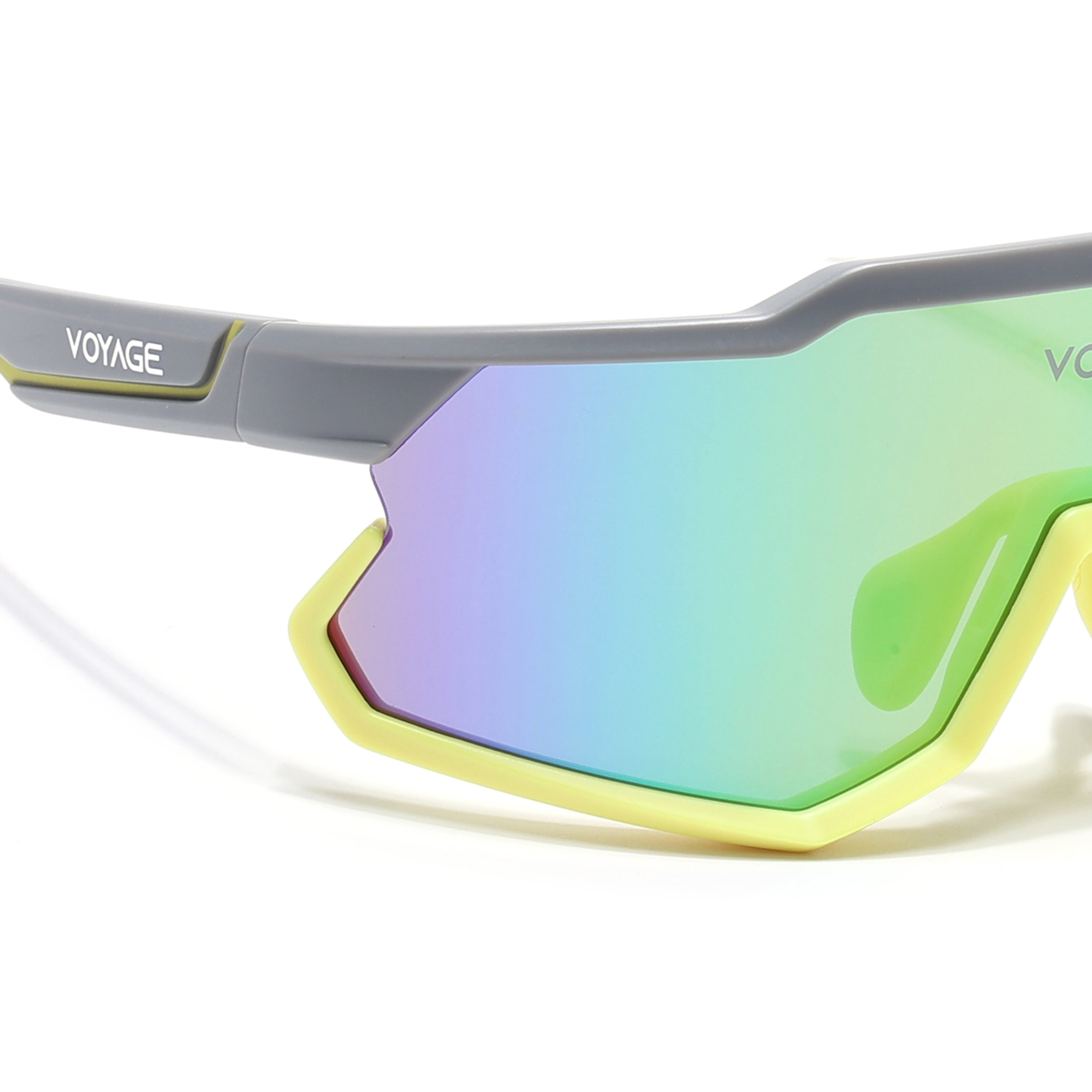 Voyage Select Drift Sunglasses (Grey Lens | Grey & Yellow Frame - SLMG6320)