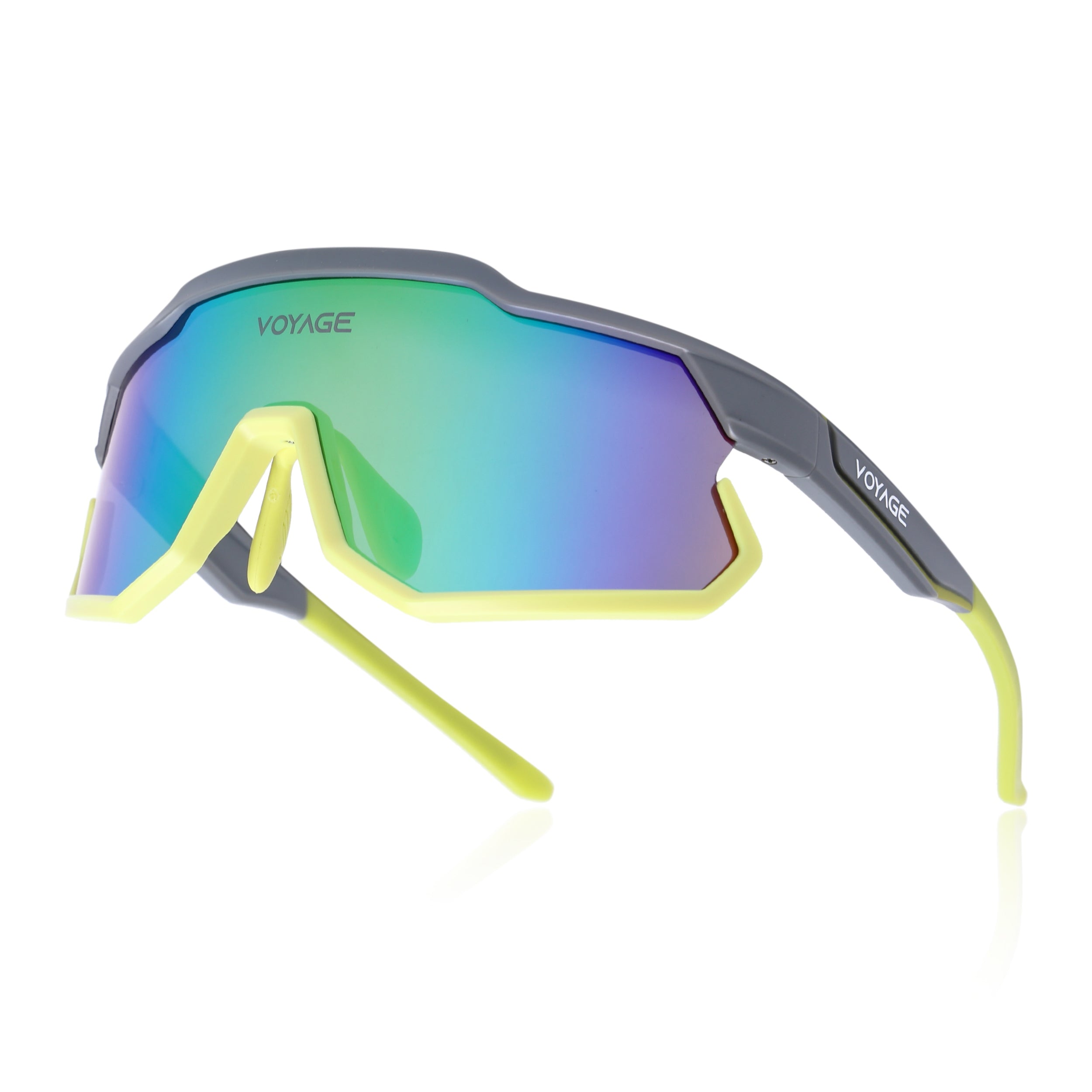 Voyage Select Drift Sunglasses (Grey Lens | Grey & Yellow Frame - SLMG6320)