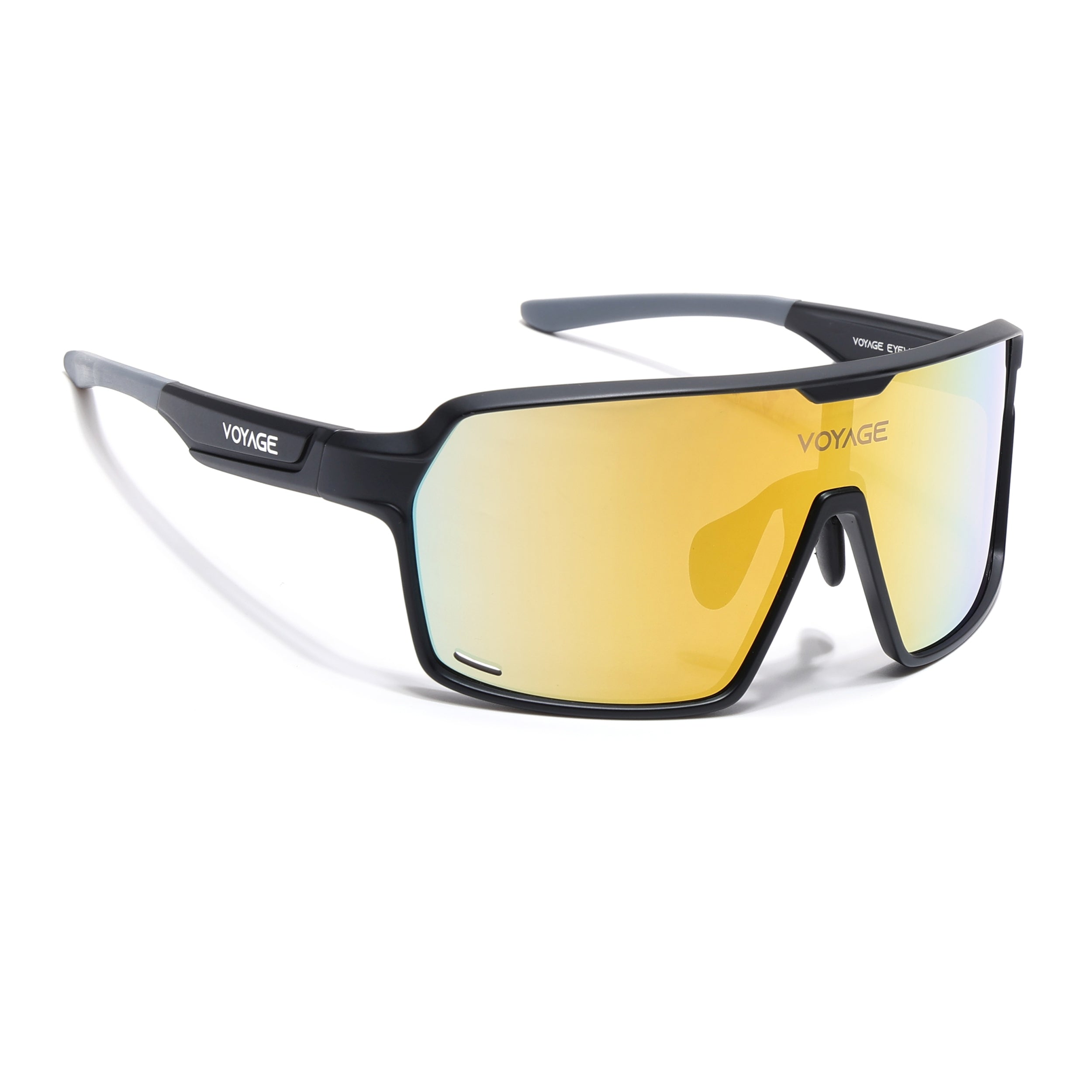 Voyage Select Drift Sunglasses (Golden Lens | Matt Black Frame - SLMG6324)
