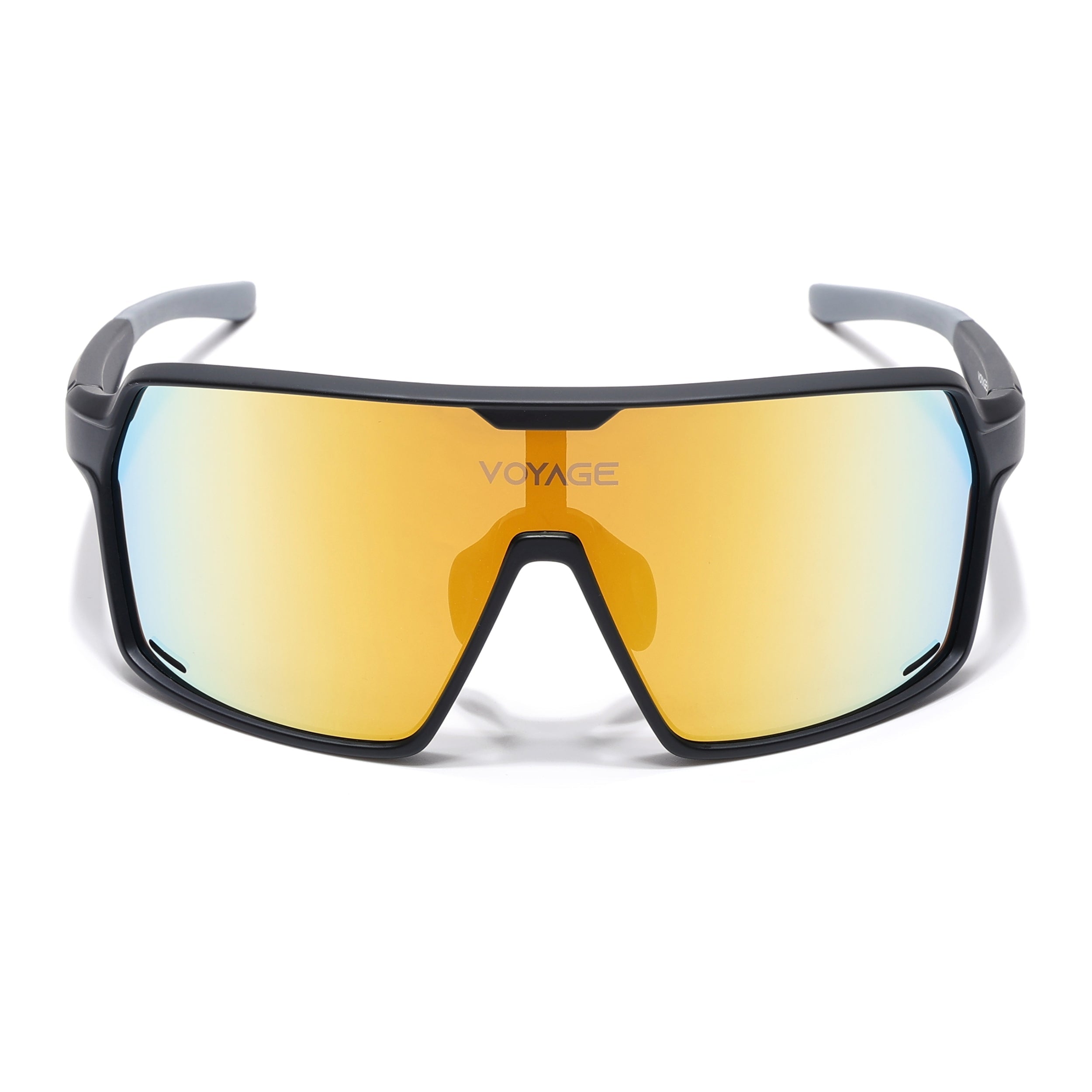 Voyage Select Drift Sunglasses (Golden Lens | Matt Black Frame - SLMG6324)