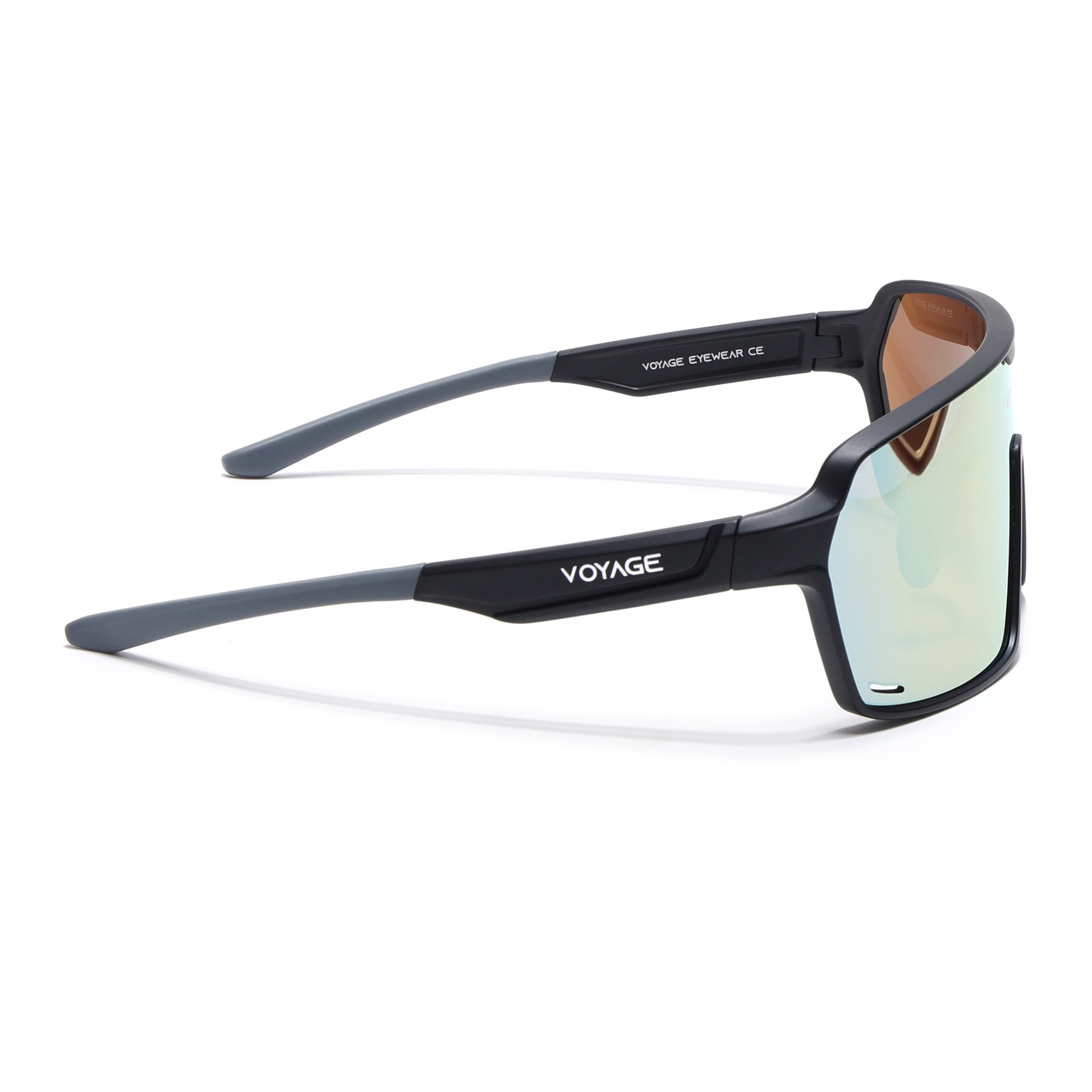 Voyage Select Drift Sunglasses (Golden Lens | Matt Black Frame - SLMG6324)