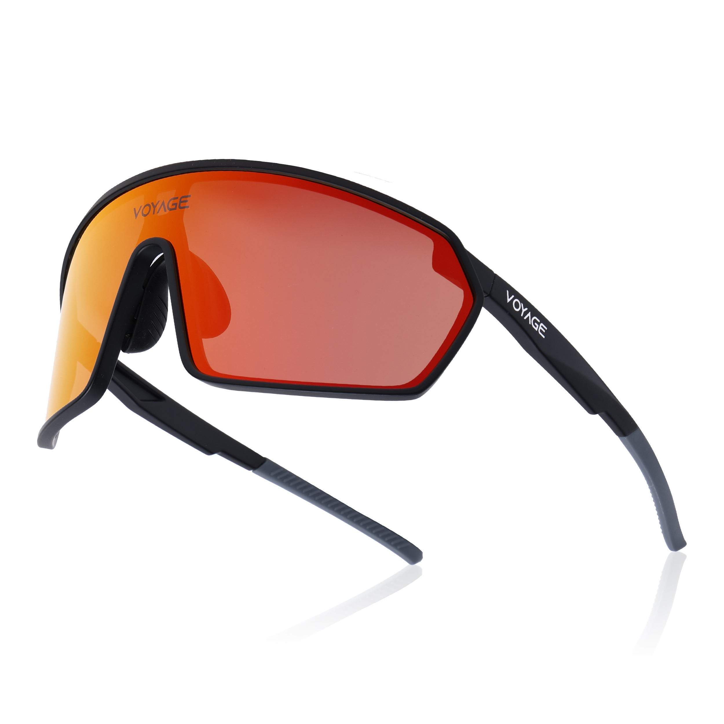 Voyage Select Drift Sunglasses (Red Lens | Matt Black Frame - SLMG6327)