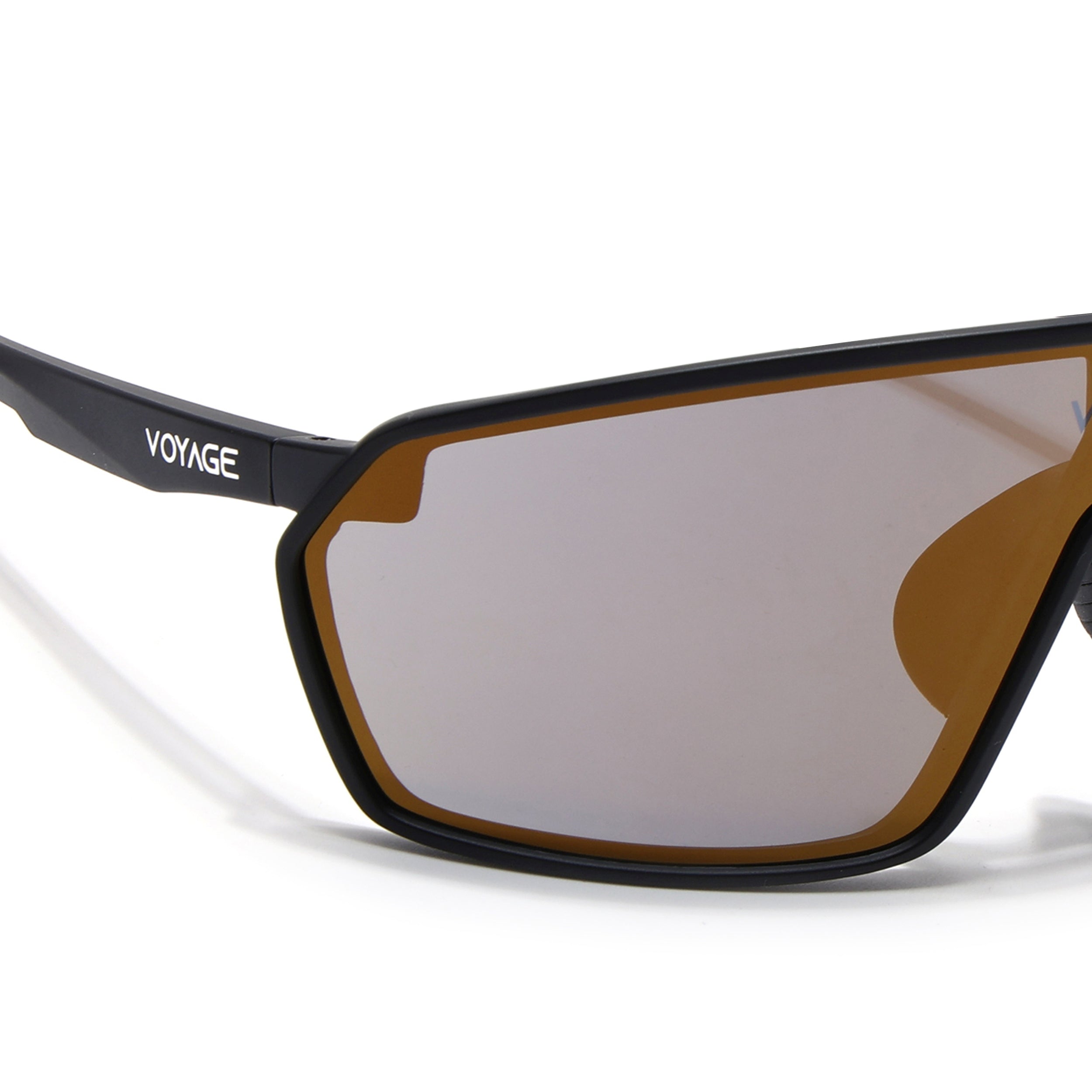 Voyage Select Drift Sunglasses (Golden Lens | Matt Black Frame - SLMG6328)