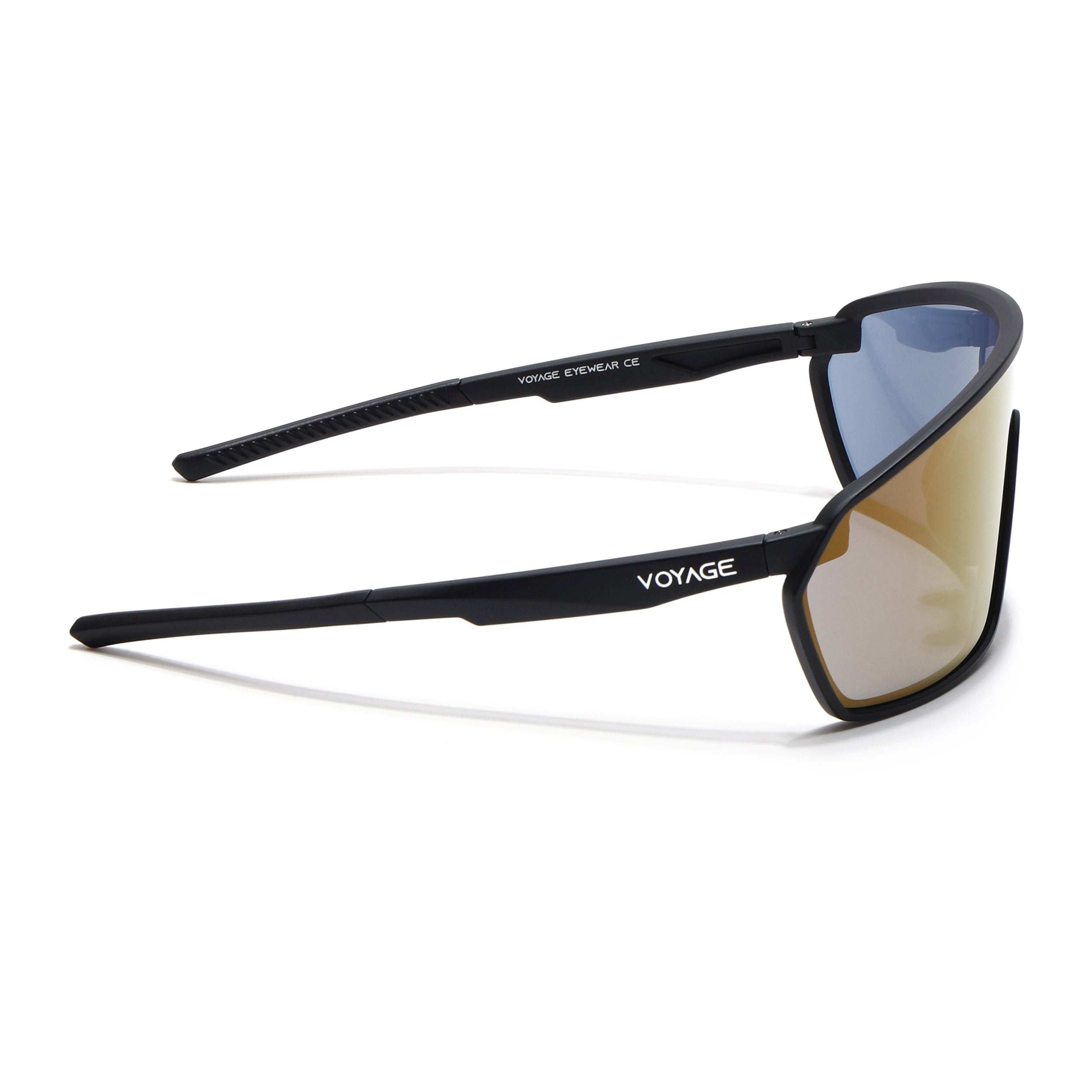 Voyage Select Drift Sunglasses (Golden Lens | Matt Black Frame - SLMG6328)