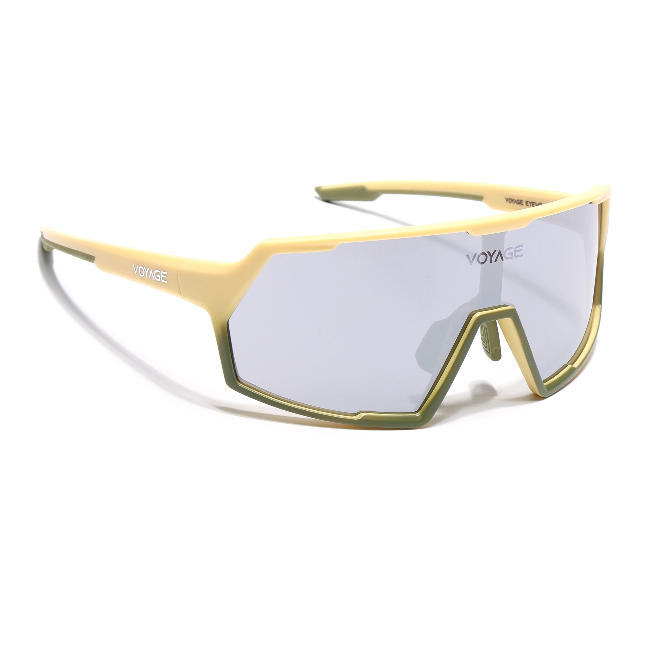 Voyage Select Drift Sunglasses (Grey Lens | Yellow & Olive Frame - SLMG6333)
