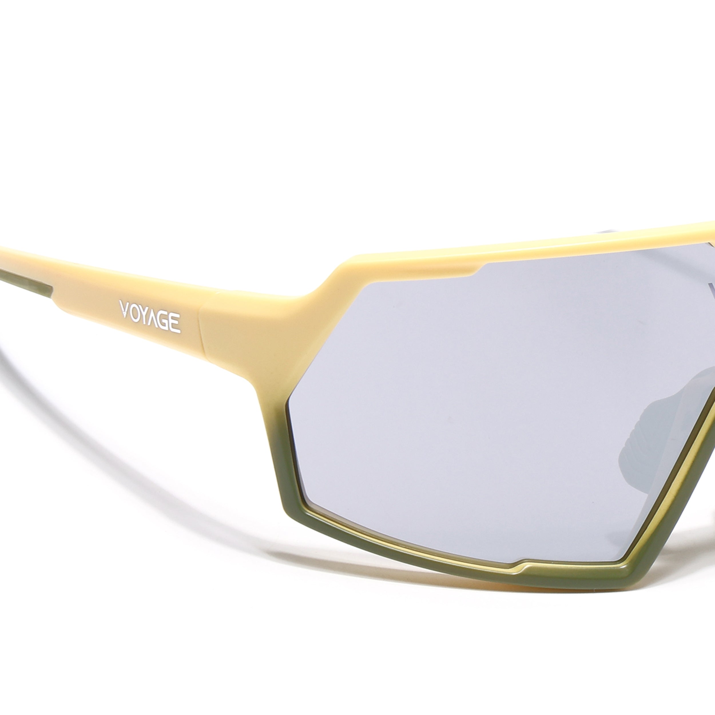 Voyage Select Drift Sunglasses (Grey Lens | Yellow & Olive Frame - SLMG6333)
