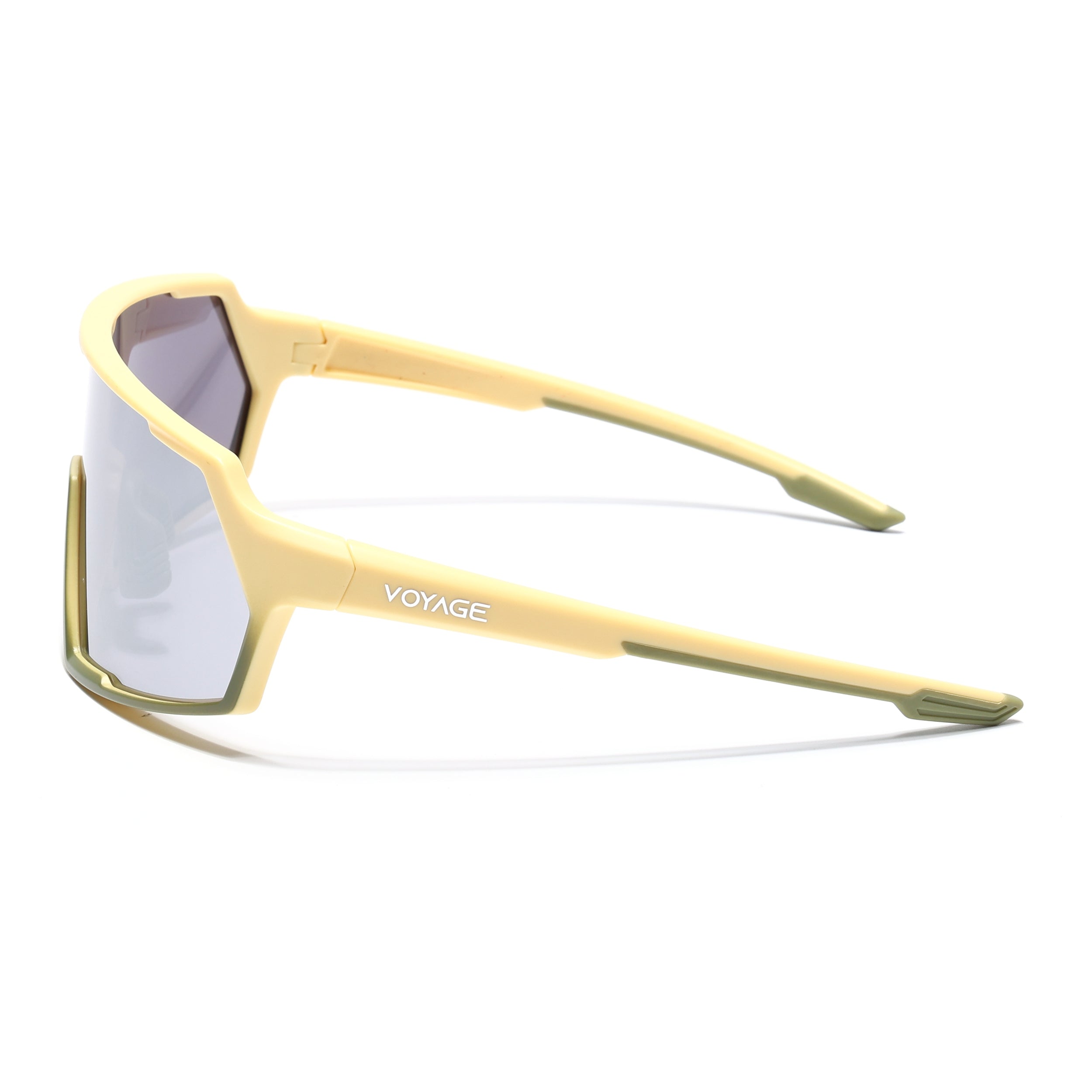 Voyage Select Drift Sunglasses (Grey Lens | Yellow & Olive Frame - SLMG6333)