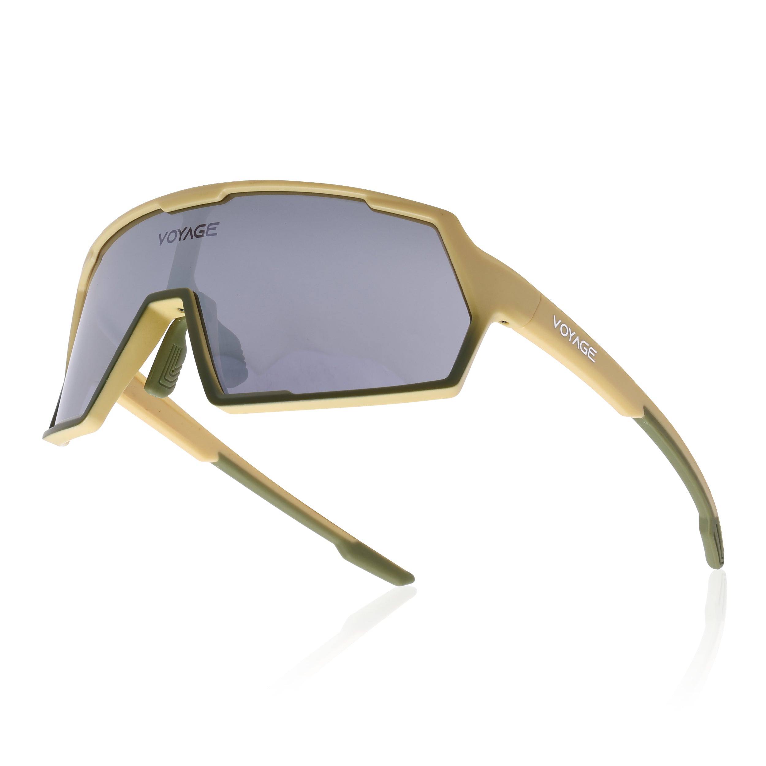 Voyage Select Drift Sunglasses (Grey Lens | Yellow & Olive Frame - SLMG6333)