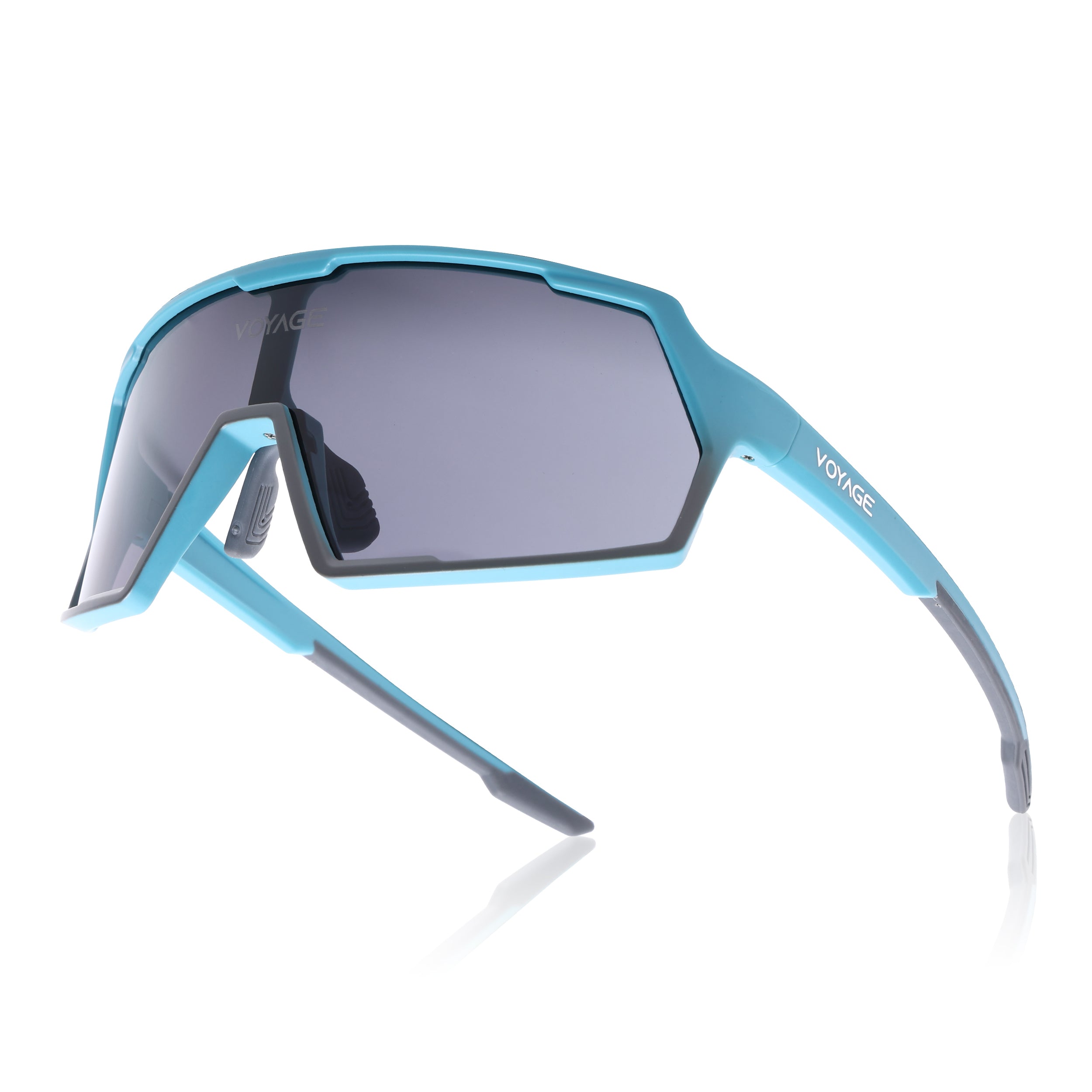 Voyage Select Drift Sunglasses (Black Lens | Sky Blue & Grey Frame - SLMG6334)
