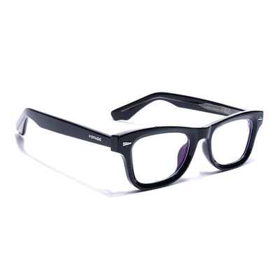 Obsidian | Voyage Black Wayfarer Eyeglasses for Men & Women (KG2529FMG8040)