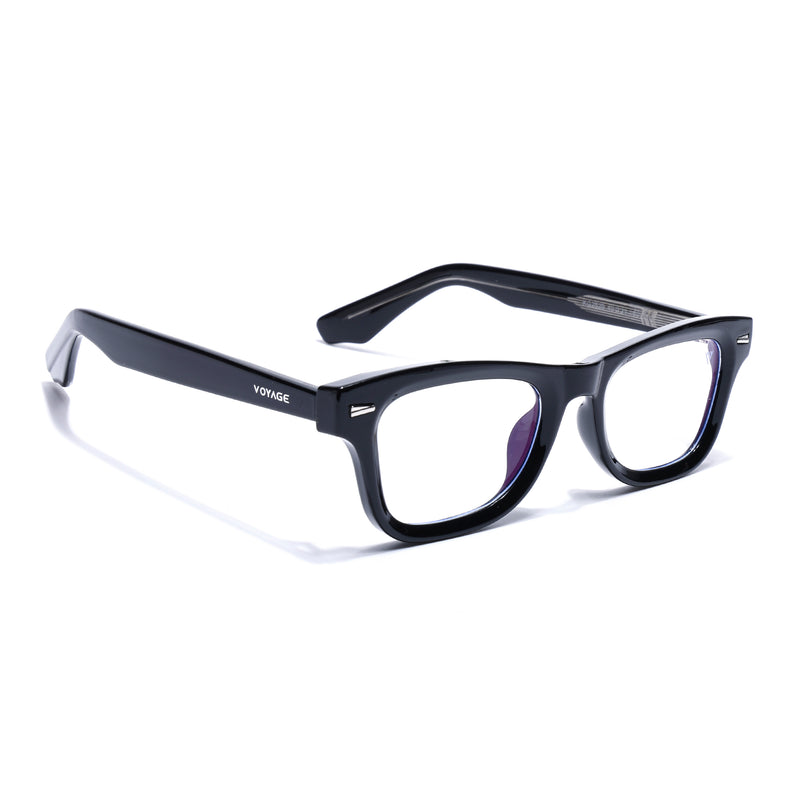 Obsidian | Voyage Black Wayfarer Eyeglasses for Men & Women (KG2529FMG8040)