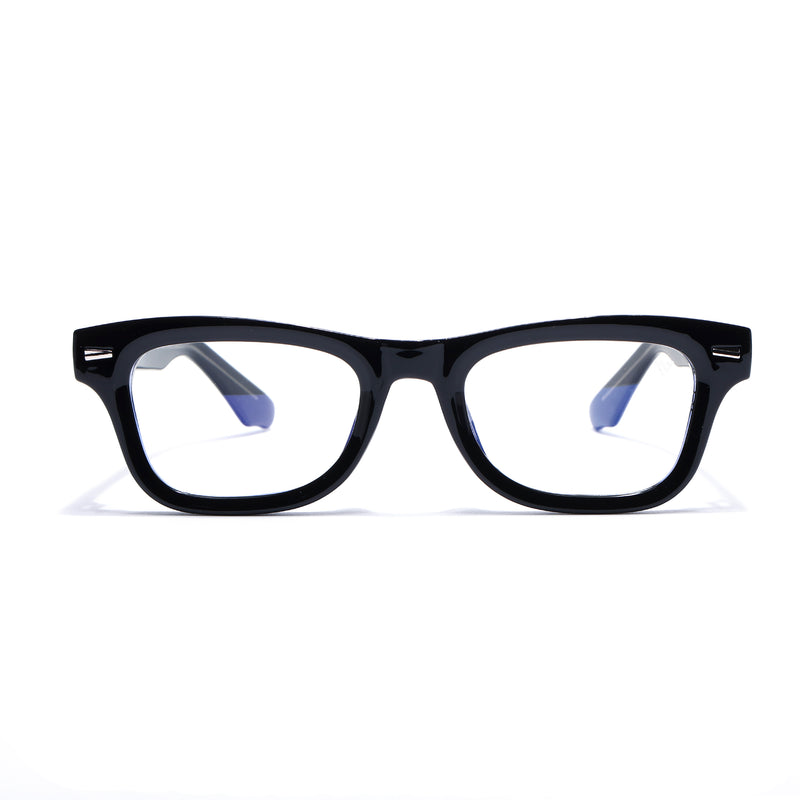 Obsidian | Voyage Black Wayfarer Eyeglasses for Men & Women (KG2529FMG8040)