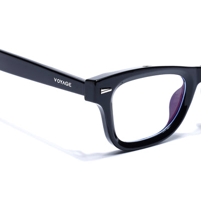 Obsidian | Voyage Black Wayfarer Eyeglasses for Men & Women (KG2529FMG8040)