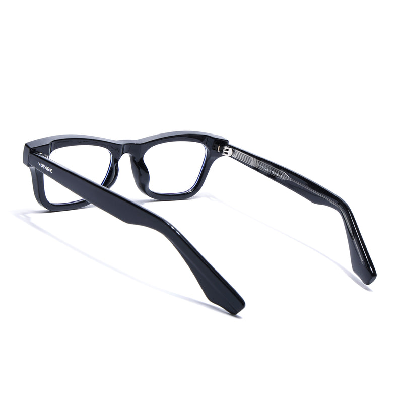 Obsidian | Voyage Black Wayfarer Eyeglasses for Men & Women (KG2529FMG8040)