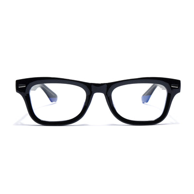 Obsidian | Voyage Black Wayfarer Eyeglasses for Men & Women (KG2529FMG8041)