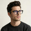 Obsidian | Voyage Black Wayfarer Eyeglasses for Men & Women (KG2529FMG8041)