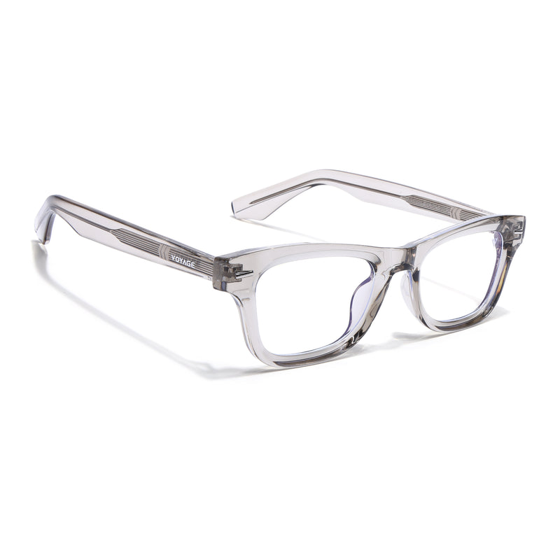 Obsidian | Voyage Grey Wayfarer Eyeglasses for Men & Women (KG2529FMG8045)