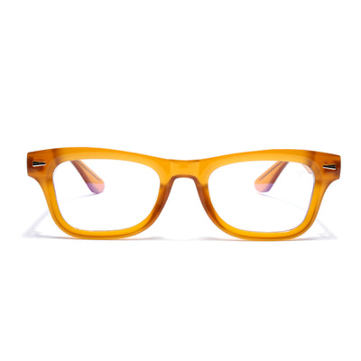 Obsidian | Voyage Orange Wayfarer Eyeglasses for Men & Women (KG2529FMG8046)