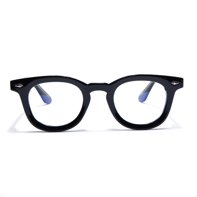 Obsidian | Voyage Black Wayfarer Eyeglasses for Men & Women (KG2530FMG8033)